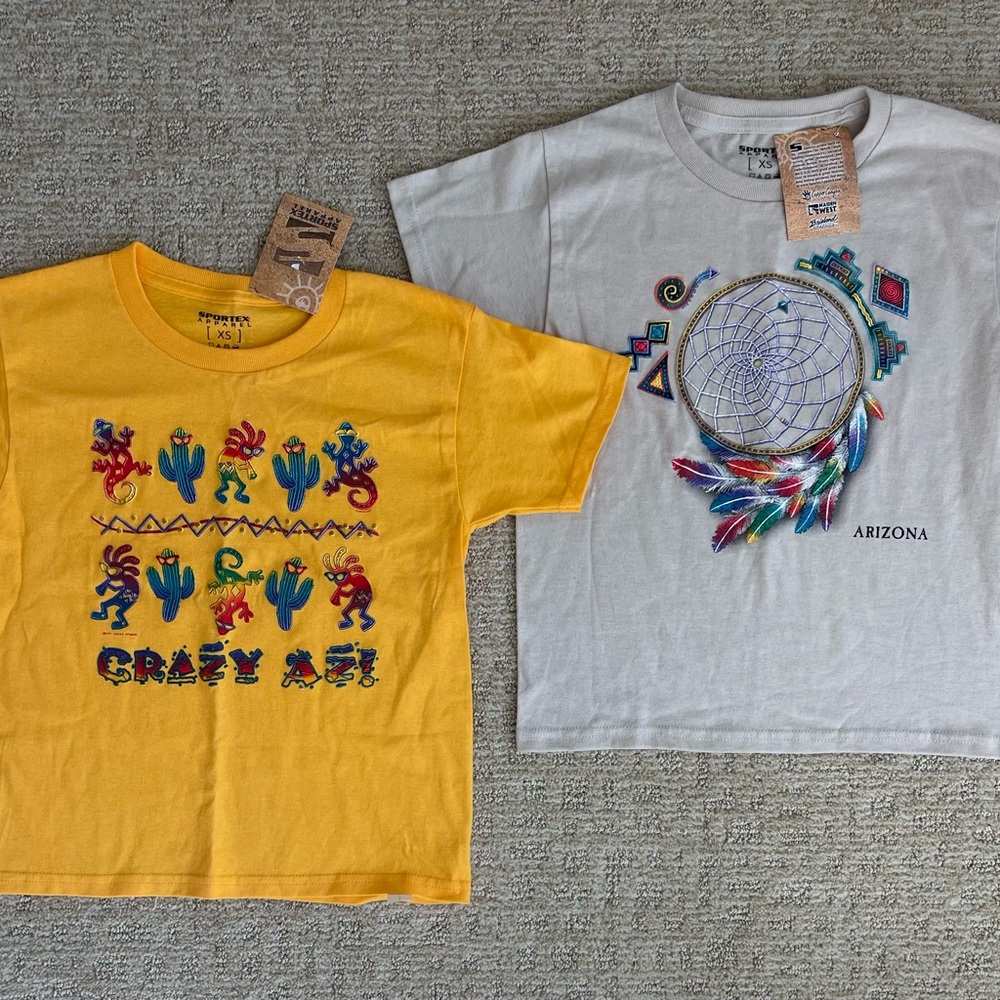 NWT Sportex Arizona shortsleeve shirt lot size kids XS